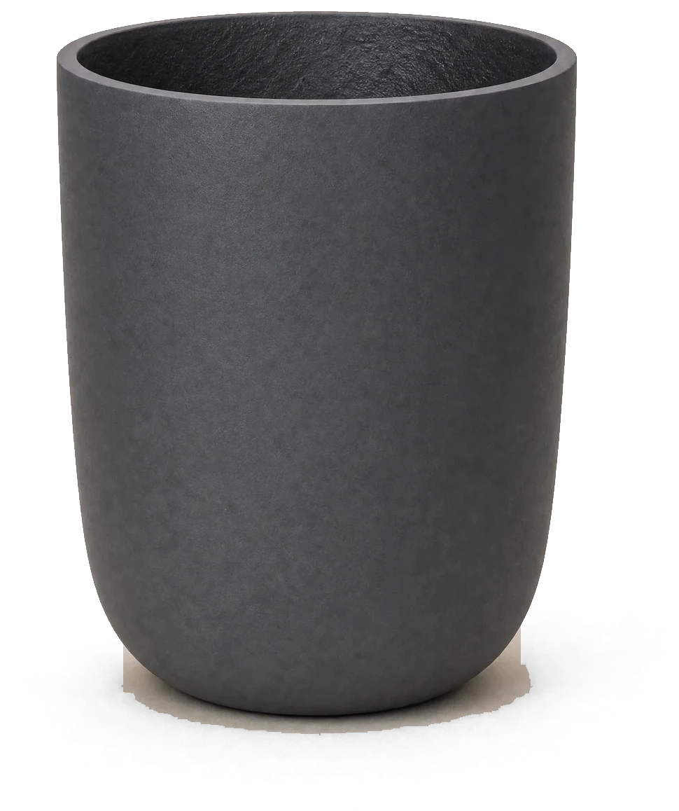 Köyceğiz fiberglas saksı; çıplak ürün katalog temsili