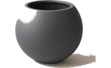 Küre fiberglas saksı