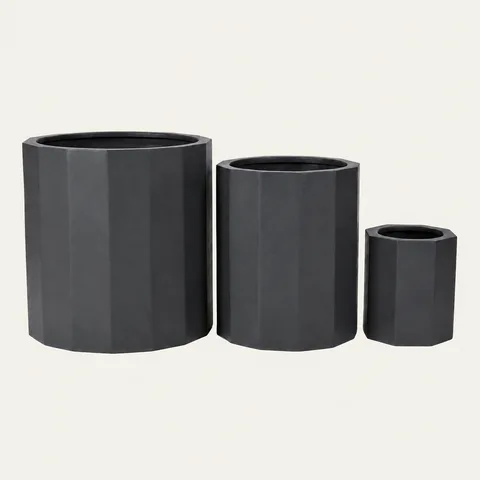 Bergama fiberglas saksı