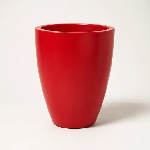 Ayvalık Ø75 × 110 cm mat fiberglas saksı