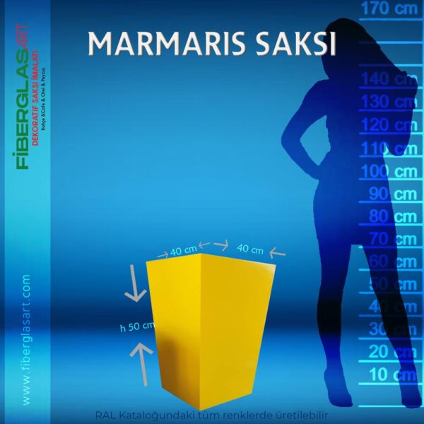 Marmaris Açılı Saksı